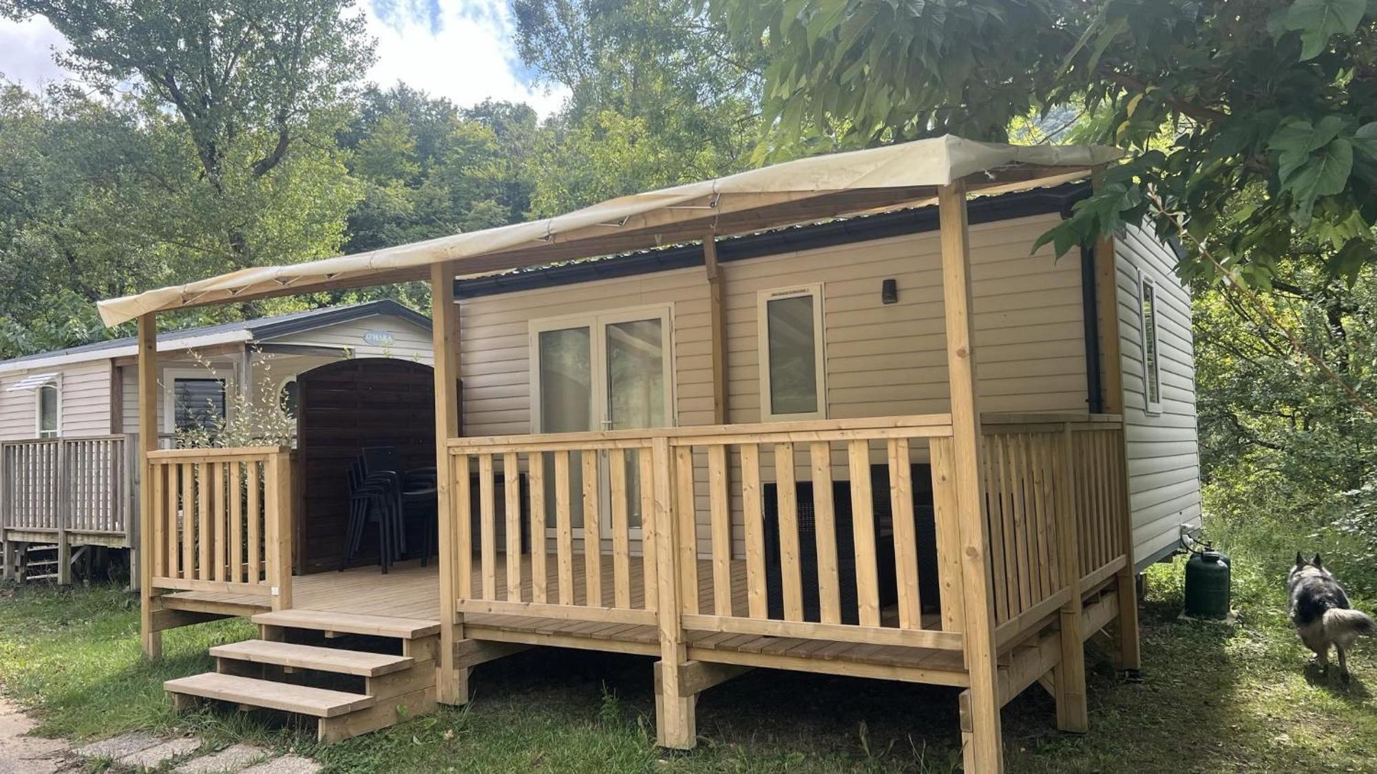 Camping Le Gallo Romain Barbieres Exterior photo